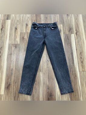 Vintage 80s 90s Levi’s 550 Made in USA  Black Wash Denim Jeans, 36x34